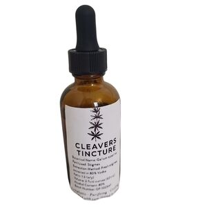 Cleavers Tincture 2oz Herbal Extract Handcrafted Botanical Remedy